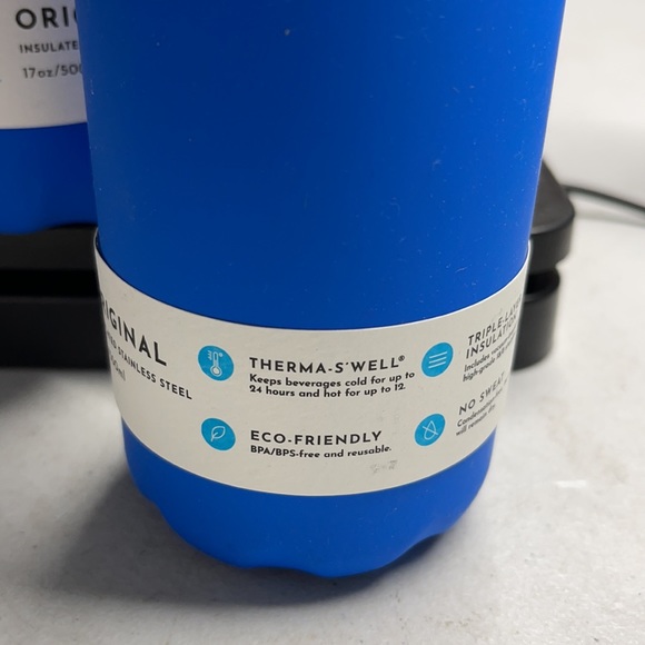 S'well Soft Touch Sport Geyser Water Bottle BLUE - Picture 3 of 6